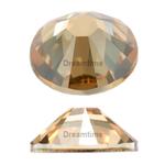 Swarovski 2058 XILION Rose Flat Back Crystal Golden Shadow SS7